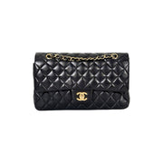 Pre-owned Chanel Classic Flap Small Bag Lambskin Black